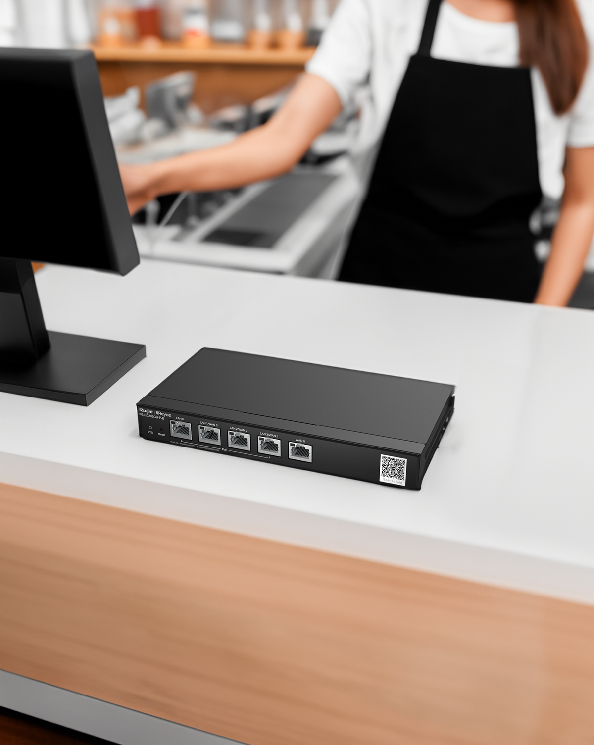 5 Port with 4 PoE + Cloud Managed ENTERPRISE Router