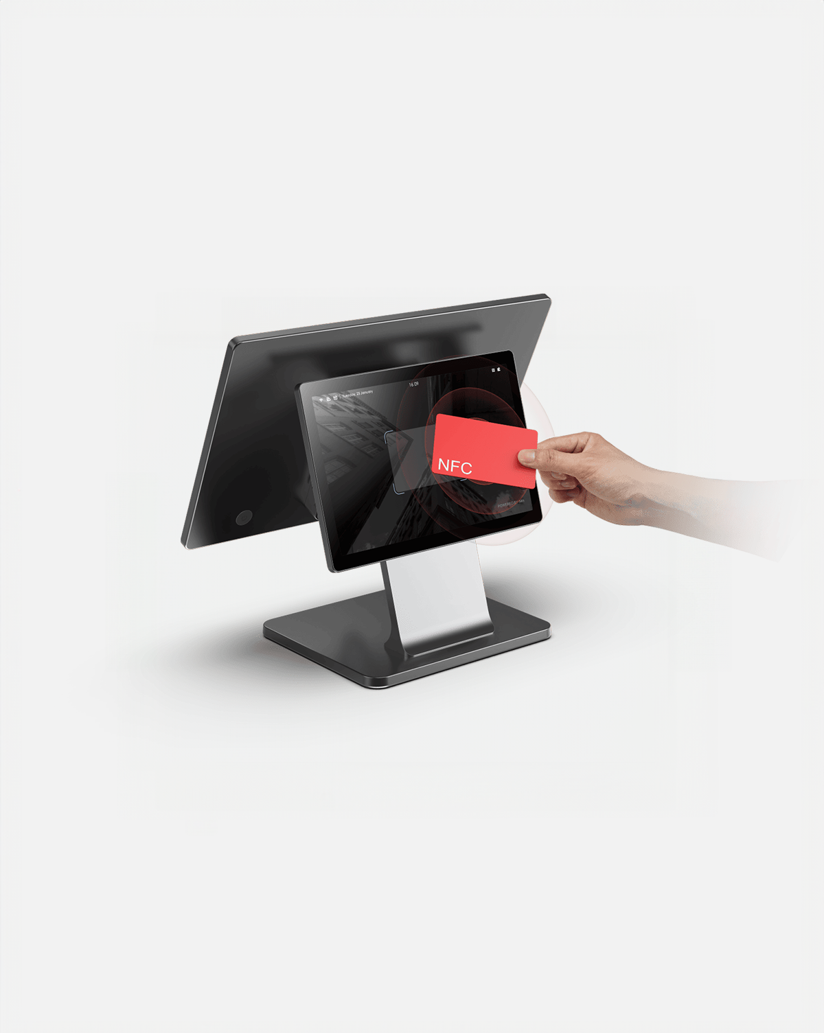 Customer Facing Display with NFC