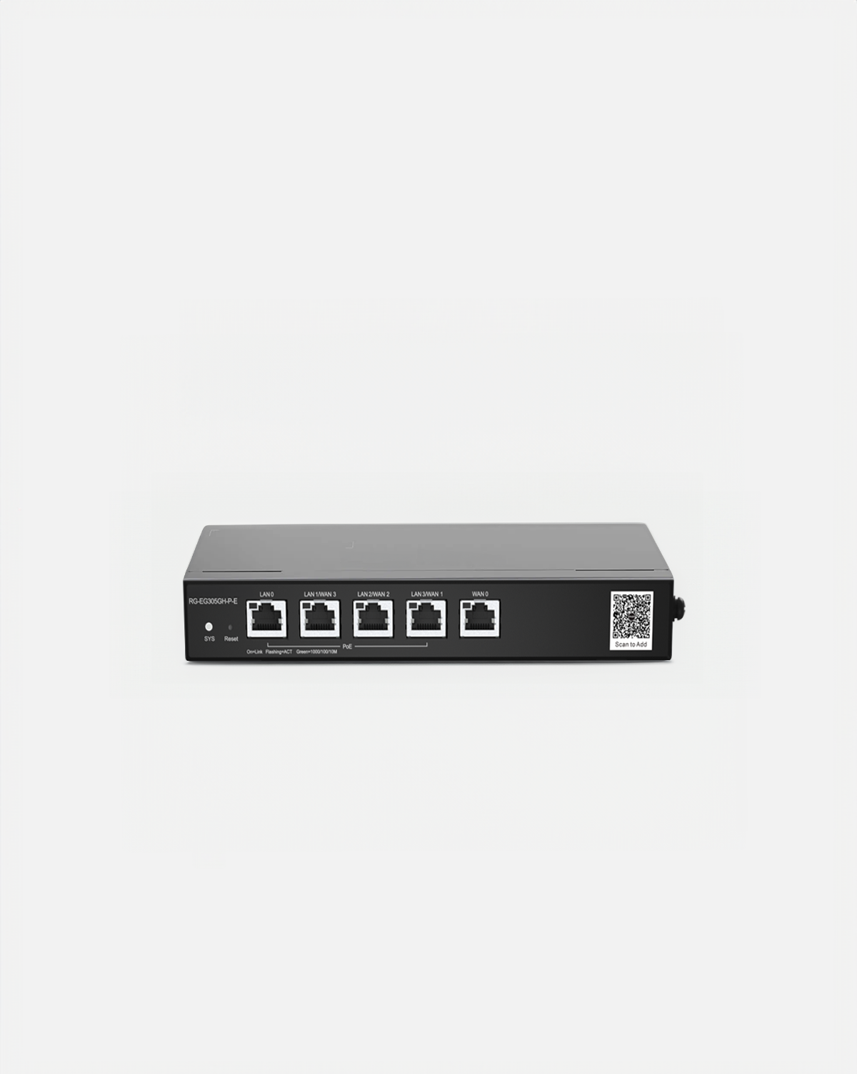 5 Port with 4 PoE + Cloud Managed Router