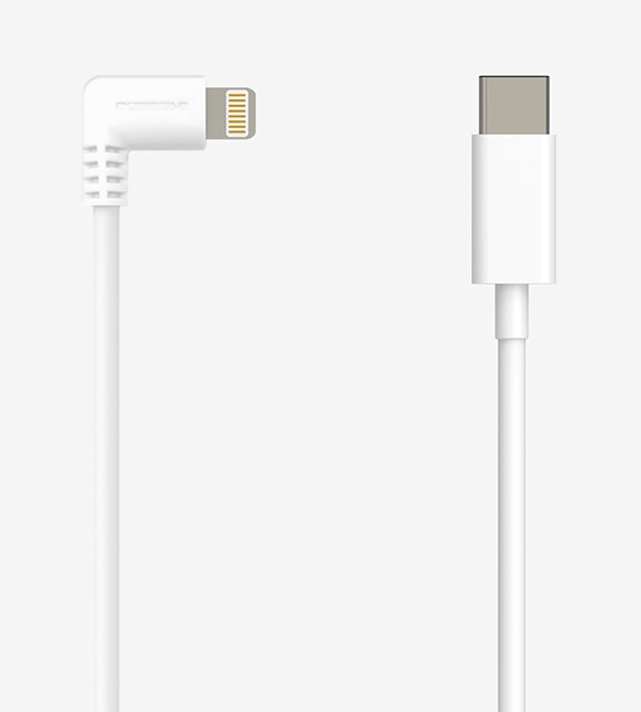 Bosstab USB C to Lightning Cable (Right Angled)